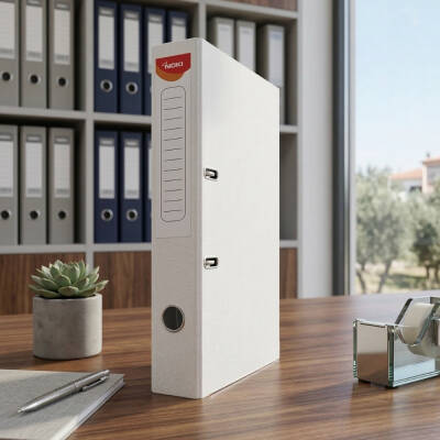 Noki Büro Klasörü, Geniş Çakmaklı, A4 Boyut, Beyaz - 3