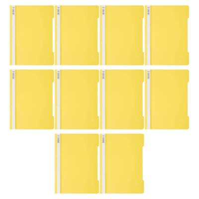 Noki Eco Telli Dosya, 10 Adet, 50'li Paket, A4, 2 Delikli, Sarı - 2