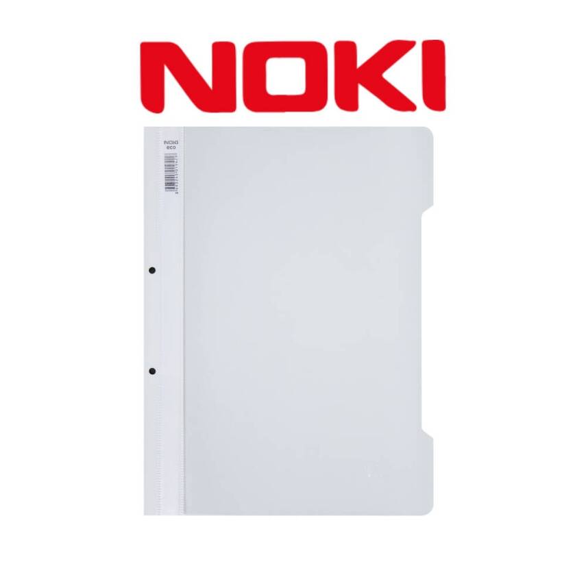 Noki Eco Telli Dosya, 10 Adet, 50'li Paket, A4 Boyut, 2 Delikli, Beyaz - 2
