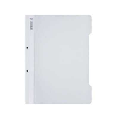 Noki Eco Telli Dosya, 50'li Paket, A4 Boyut, 2 Delikli Yapı, Beyaz - Noki