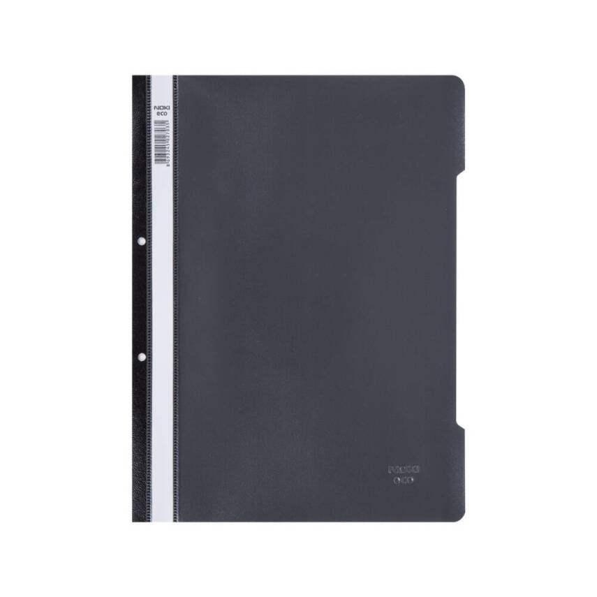 Noki Eco Telli Dosya, 50'li Paket, A4 Boyut, 2 Delikli Yapı, Siyah - 1