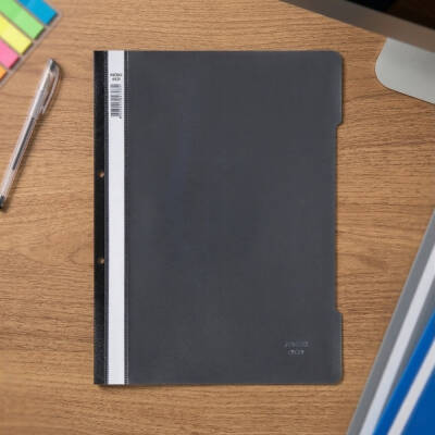 Noki Eco Telli Dosya, 50'li Paket, A4 Boyut, 2 Delikli Yapı, Siyah - 3