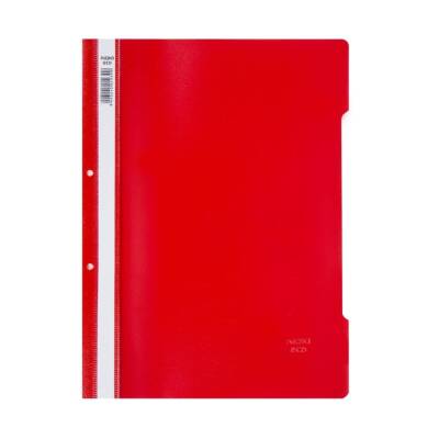 Noki Eco Telli Dosya, 50'li Paket, A4 Boyut, 2 Delikli Yapı, Kırmızı - Noki
