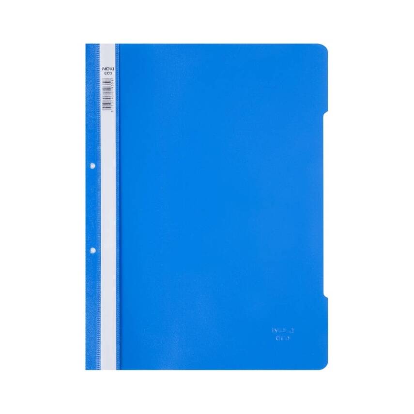 Noki Eco Telli Dosya, 50'li Paket, A4 Boyut, 2 Delikli Yapı, Mavi - 1