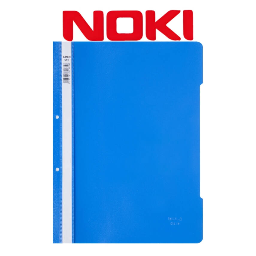 Noki Eco Telli Dosya, 50'li Paket, A4 Boyut, 2 Delikli Yapı, Mavi - 2