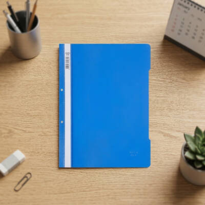 Noki Eco Telli Dosya, 50'li Paket, A4 Boyut, 2 Delikli Yapı, Mavi - 3