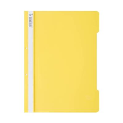 Noki Eco Telli Dosya, 50'li Paket, A4 Boyut, 2 Delikli Yapı, Sarı - Noki