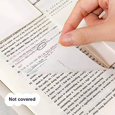 Noki Memo Yapışkanlı Not Kağıdı, Şeffaf, 50 Yaprak, 75x75mm, Dayanıklı - 3