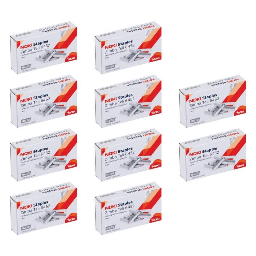 Noki Zımba Teli No: 10, 1000 Adet, 10 Adet Kutu, Dayanıklı Kullanım - 2