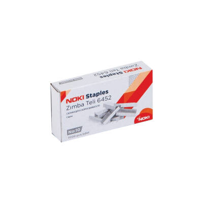 Noki Zımba Teli No:10, 1000 Adet, Yüksek Kalite, Dayanıklı Kullanım - Noki