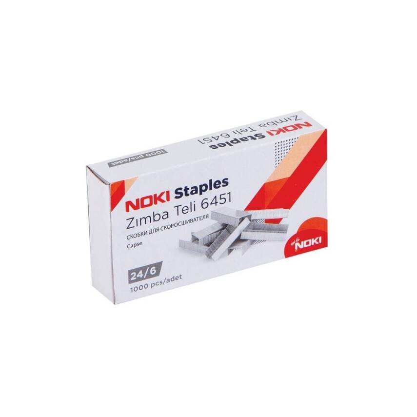 Noki Zımba Teli No: 24/6, 1000 Adet, Yüksek Kalite, Dayanıklı Kullanım - 1