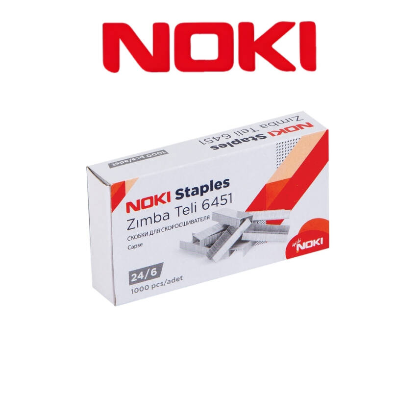 Noki Zımba Teli No: 24/6, 1000 Adet, Yüksek Kalite, Dayanıklı Kullanım - 3