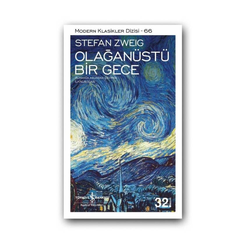 Olağanüstü Bir Gece, Stefan Zweig, Modern Klasik Roman, Karton Kapak - 1