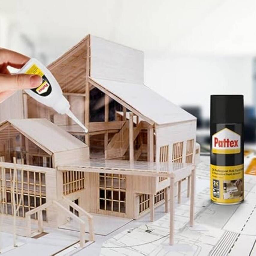 Pattex 2K Hızlı Yapıştırıcı, 100 ml Aktivatör + 25 ml Yapıştırıcı - 5