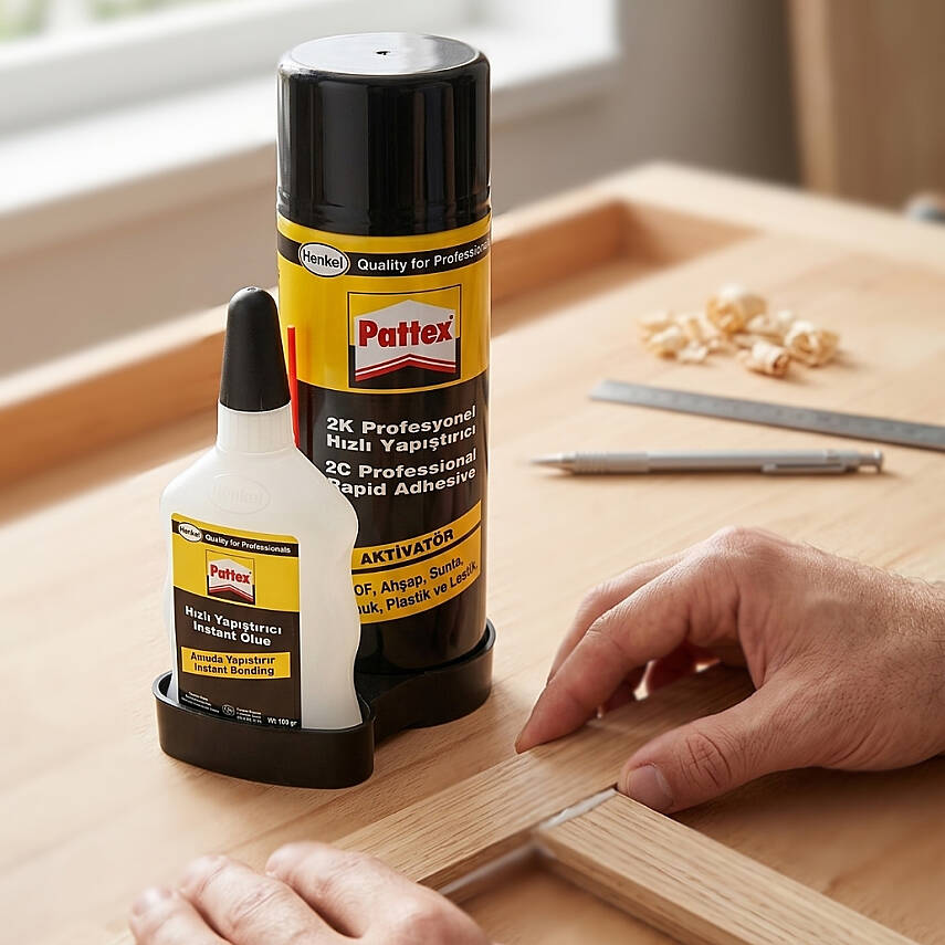 Pattex 2K Hızlı Yapıştırıcı, 400 ml Aktivatör + 100 ml Yapıştırıcı - 2