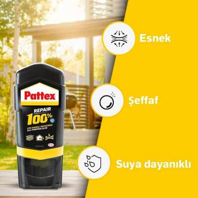 Pattex Çok Amaçlı Yapıştırıcı Repair %100, 50 gr, Dayanıklı ve Güçlü - 5