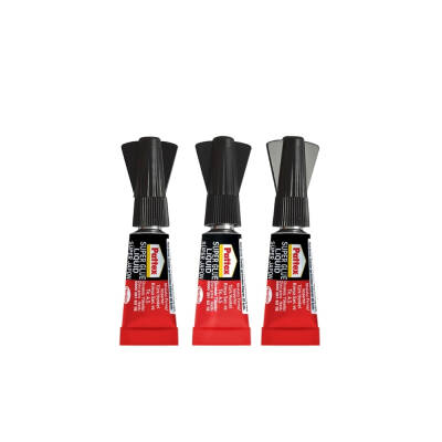 Pattex Japon Süper Mini Yapıştırıcı,3x1 gr, Suya Dayanıklı,Hızlı Kurur - 3