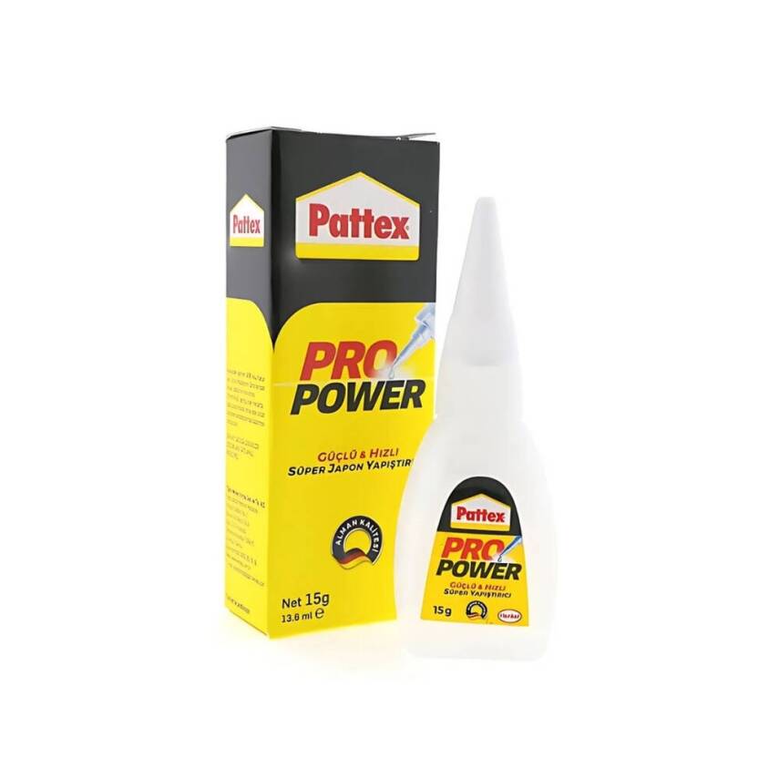 Pattex Pro Power Süper Japon Yapıştırıcı, 15 gr, Hızlı, Güçlü Yapışma - 2