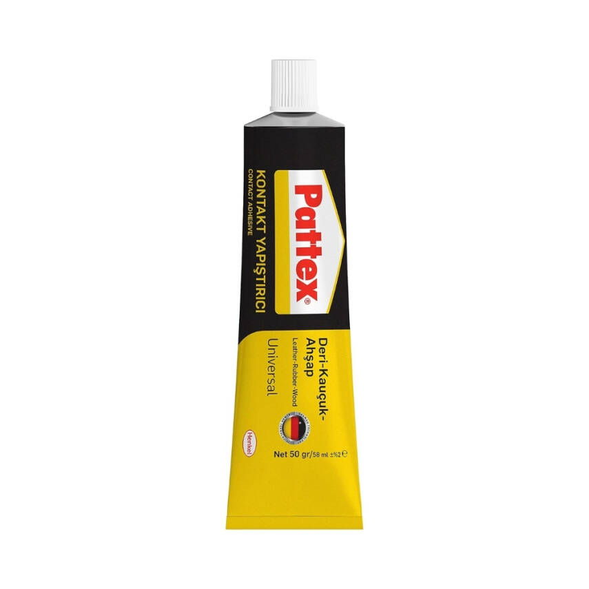 Pattex Kontak Yapıştırıcı, Deri-Kauçuk Ahşap, Şeffaf, 58ml,Su Geçirmez - 3