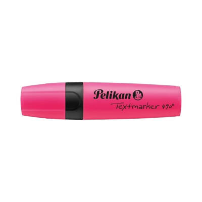 Pelikan Fosforlu Kalem 490, Pembe, Geniş Uçlu, Not ve Metin Vurgulama - 4
