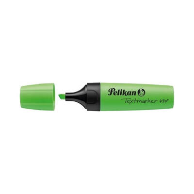 Pelikan | Fosforlu Kalem 490, Yeşil, Geniş Uçlu,Not ve Metin Vurgulama - 3