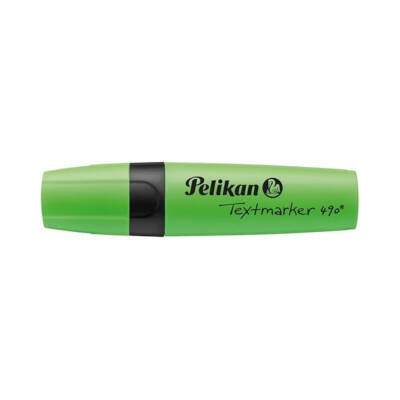 Pelikan | Fosforlu Kalem 490, Yeşil, Geniş Uçlu,Not ve Metin Vurgulama - 4