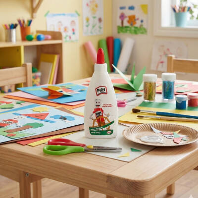 Pritt Beyaz Tutkal Kids Art, 110 gr, Solvent İçermez, Yıkanabilir - 2