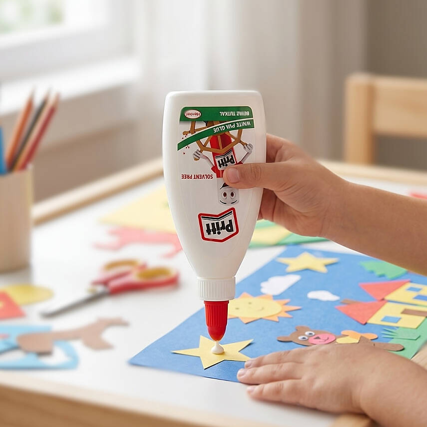 Pritt Beyaz Tutkal Kids Art, 110 gr, Solvent İçermez, Yıkanabilir - 2