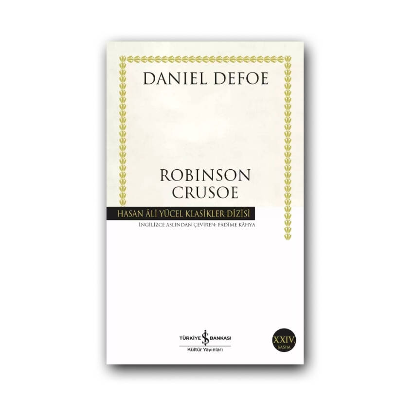 Robinson Crusoe (Karton Kapak) – Daniel Defoe, 100 Temel Eser, Roman - 1