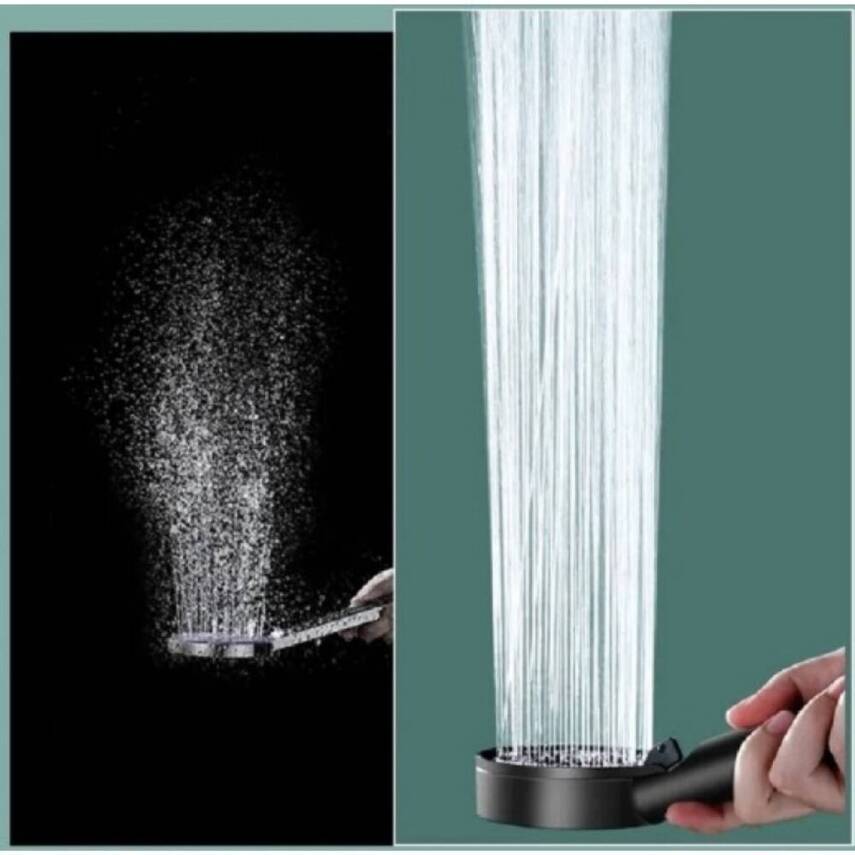 Rodoplu Basics 5 Kademeli Duş Başlığı Siyah - 2