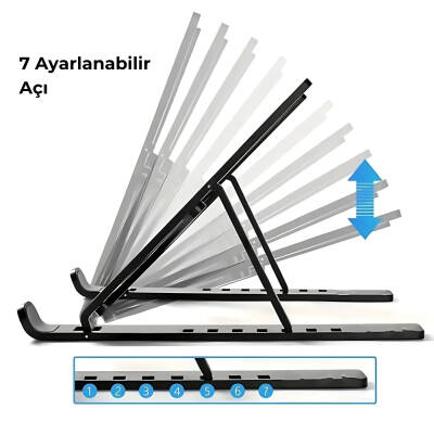 Rodoplu Basics | Ayarlanabilir Laptop Standı 7 Kademe - 2