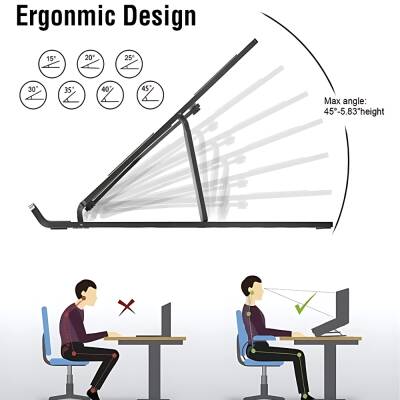 Rodoplu Basics | Ayarlanabilir Laptop Standı 7 Kademe - 6