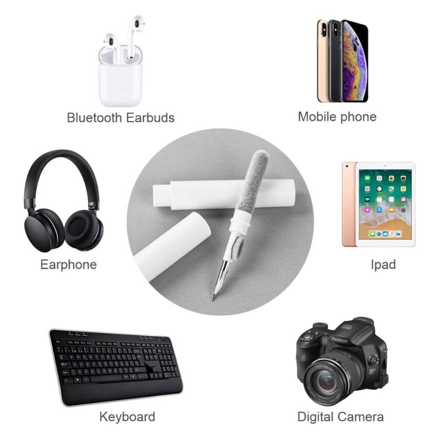 Rodoplu Basics Çok Amaçlı Kulaklık Temizleme Kiti, 3'ü 1 Arada Set - 3