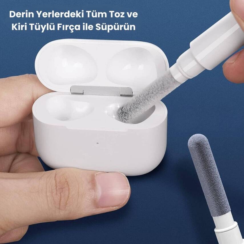Rodoplu Basics Çok Amaçlı Kulaklık Temizleme Kiti, 3'ü 1 Arada Set - 5
