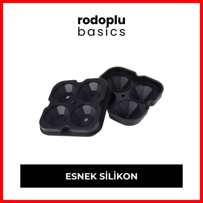 Rodoplu Basics Elmas Şekilli Buz Yapma Kalıbı - 1