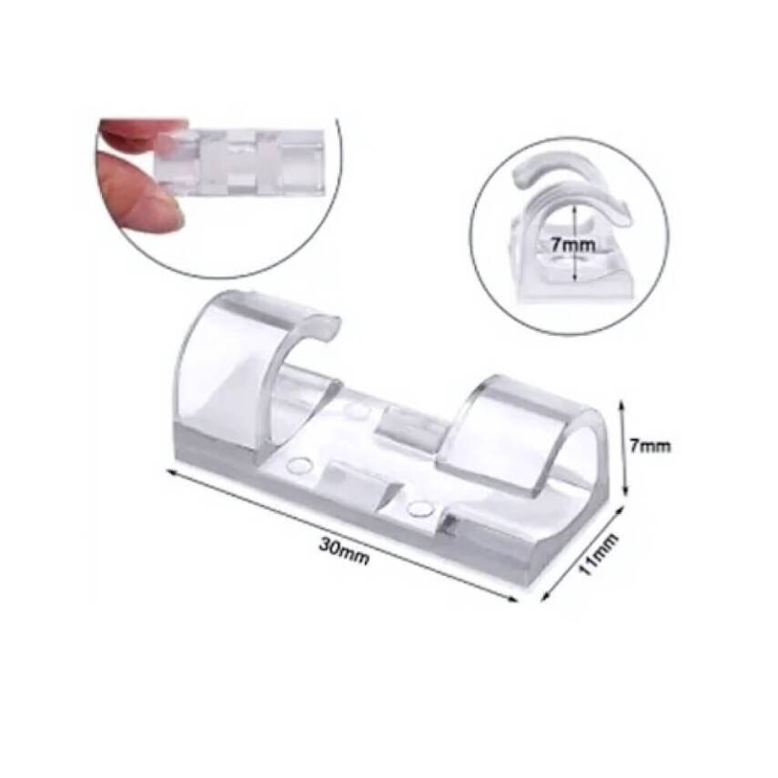 Rodoplu Basics Kablo Sabitleyici Klips Seti 20 Adet - 1
