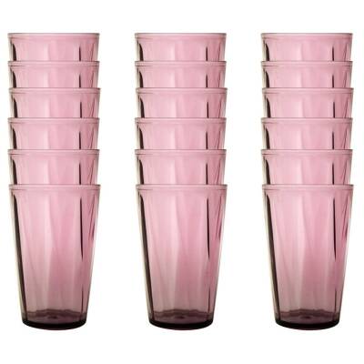 Rodoplu Basics Mika Bardak, 18 Adet, Plastik, 400 ml, Mor - Rodoplu Basics