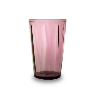Rodoplu Basics | Meşrubat Bardağı, Mor, Kırılmaz, Cam Görünümlü Plastik Bardak, 400 ml - 1