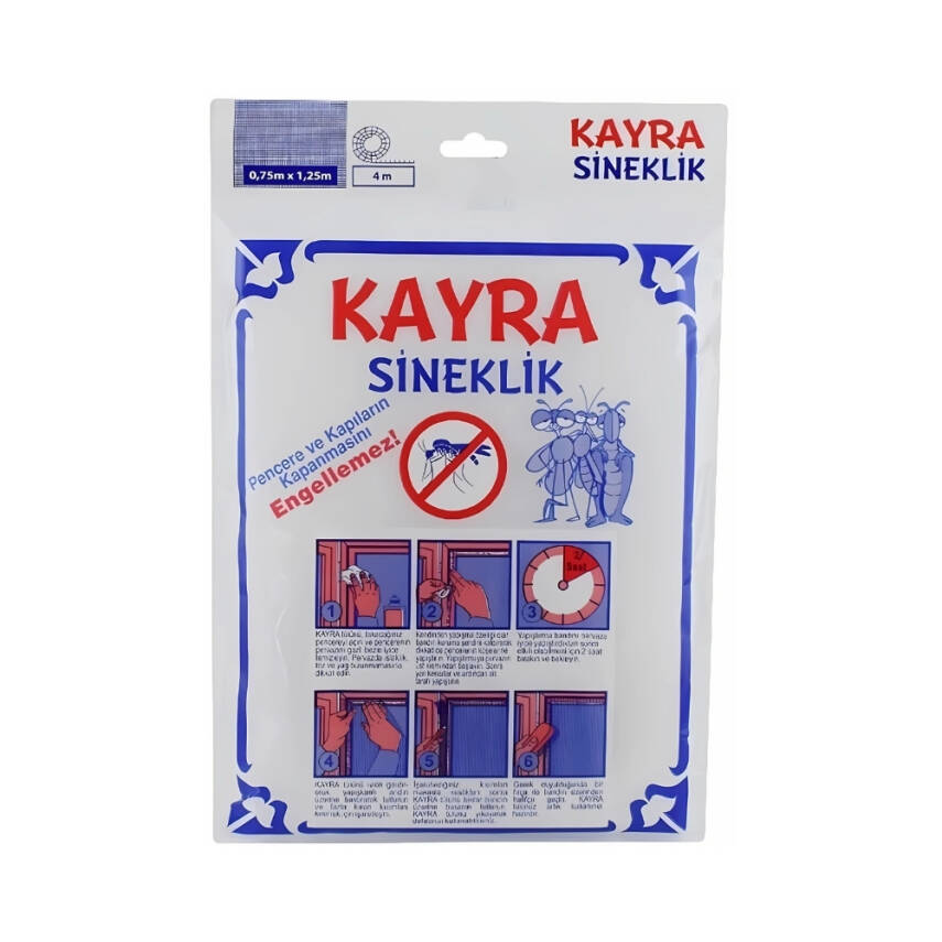 Rodoplu Basics | Tül Sineklik, Kapı - Pencere'ye Takılabilir Sineklik, 75 x 125 cm - 1