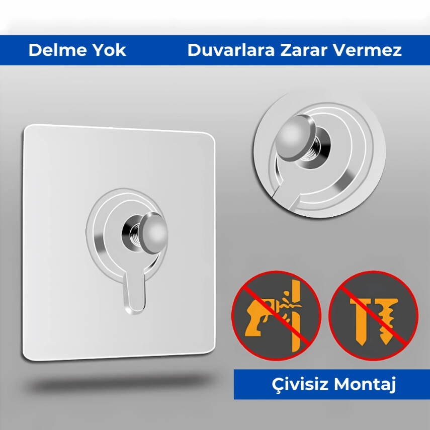 Rodoplu Basics | Ultra Güçlü Vantuzlu Askı - 2