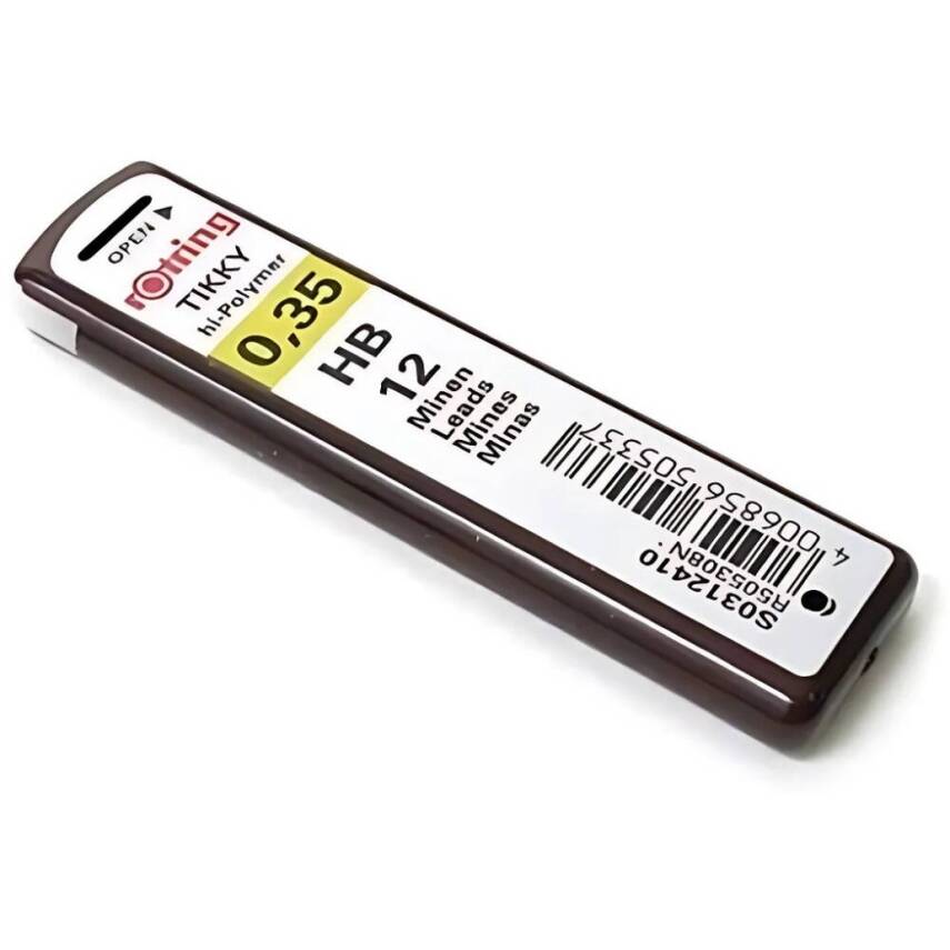Rotring Kalem Ucu 0.3 mm HB, Yüksek Polimer, 12’li Uç Kutusu - 2