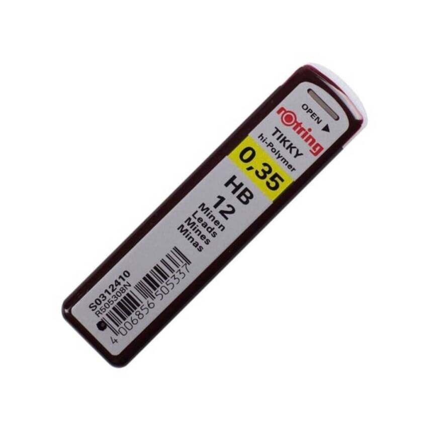 Rotring Kalem Ucu 0.3 mm HB, Yüksek Polimer, 12’li Uç Kutusu - 3