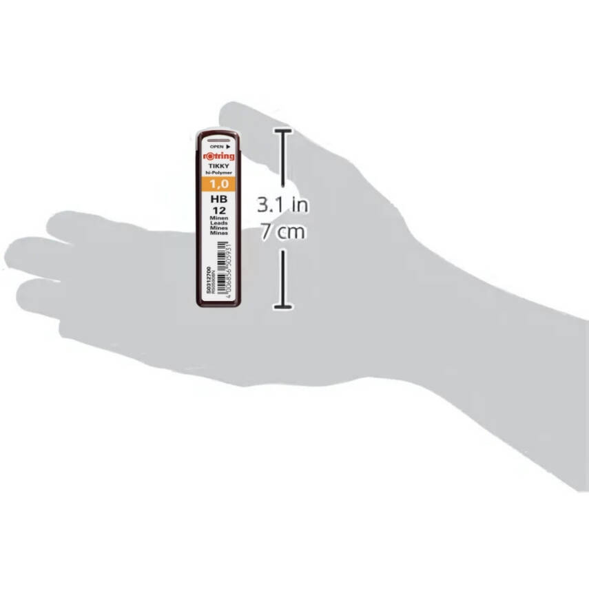 Rotring Kalem Ucu 0.9 mm HB – Yüksek Polimer, 12’li Uç Kutusu - 3