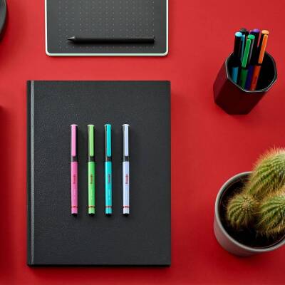 Rotring Fineliner Keçeli Uç, 0,4 mm, Karışık Renkli, 10'lu, Dayanıklı - 5