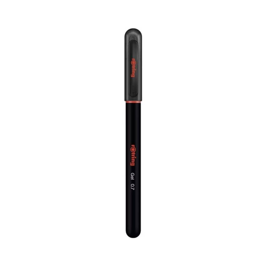 Rotring Jel Kalem 0.7 mm, Ergonomik Tutma Tasarımı, Siyah - 1