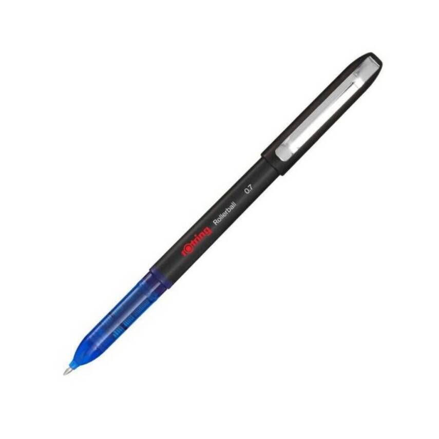 Rotring Roller Kalem, 0.7 mm, Hızlı Kuruyan Mürekkep, Mavi - 5