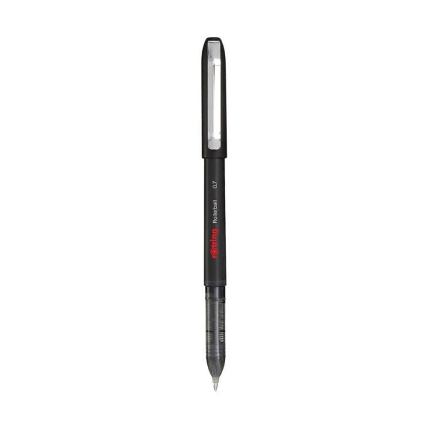 Rotring Roller Kalem,0.7 mm, Siyah, Hızlı Kuruyan Mürekkep, ABS gövde - 5