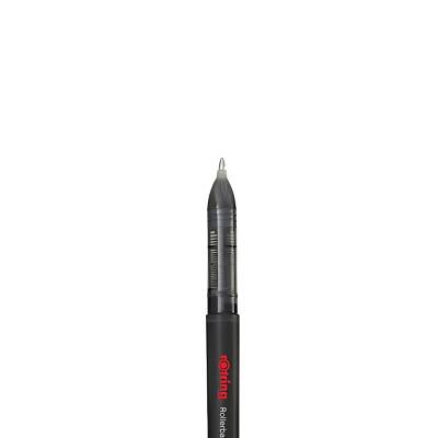 Rotring Roller Kalem,0.7 mm, Siyah, Hızlı Kuruyan Mürekkep, ABS gövde - 6
