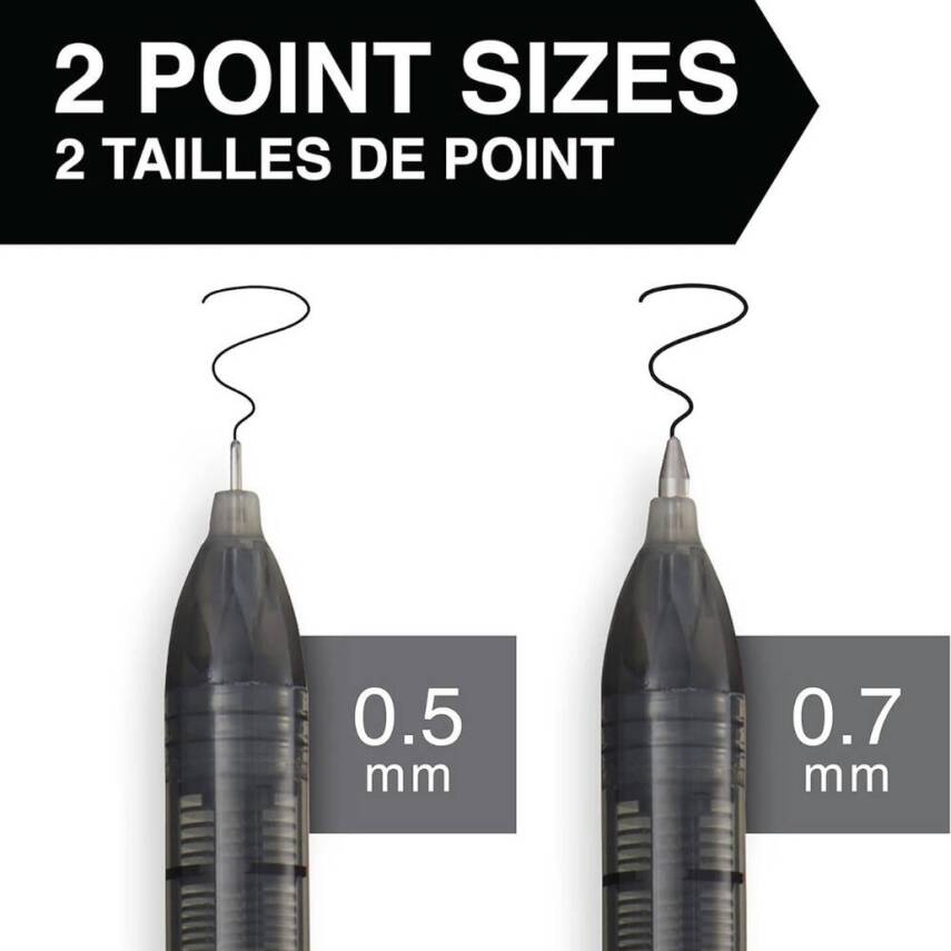 Rotring Roller Kalem,0.7 mm, Hızlı Kuruyan Mürekkep, Siyah - 4