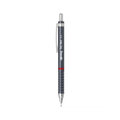 Rotring Tikky Retro Versatil Kalem 0.5 mm, Ergonomik, Metalik Gri - Rotring